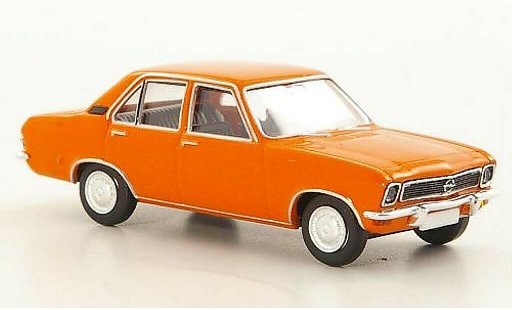 Opel Ascona A Base 1/87 Brekina naranja 4-Turer coche miniatura