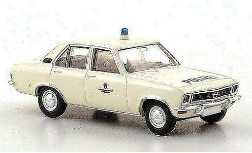 Opel Ascona A Base 1/87 Brekina Polic&iacute; Wiesbaden 1970 coche miniatura