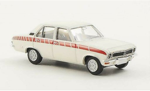 Opel Ascona A Base 1/87 Brekina Swinger blanco coche miniatura