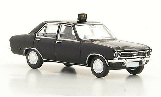Opel Ascona A Taxi 1/87 Brekina negro 4-Turer coche miniatura