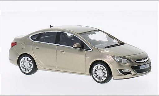 Opel Astra Limousine 1/43 Minichamps J Limusina metalico beige coche miniatura