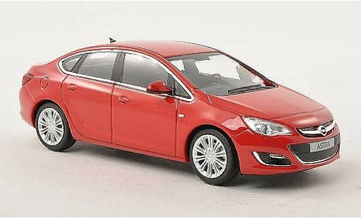 Opel Astra Limousine 1/43 Minichamps J Limusina rojo 2012 coche miniatura