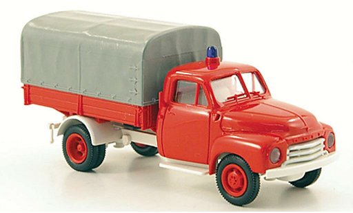 Opel Blitz Base 1/87 Brekina Bomberos PP-LKW coche miniatura