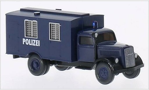 Opel Blitz Base 1/87 Wiking maletero azul coche miniatura