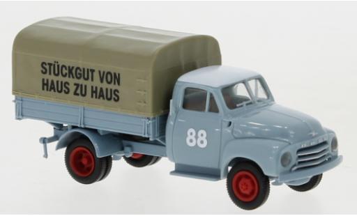 Coche miniatura Opel Blitz 1/87 Brekina PP blaugraue 1:87 Opel Blitz 1/87 Brekina PP blaugraue 1:87 coche miniatura