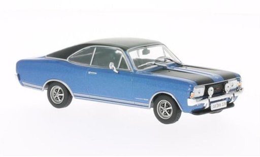 Opel Commodore A 1/43 WhiteBox Coupe GS/E azul/negro 1970 coche miniatura