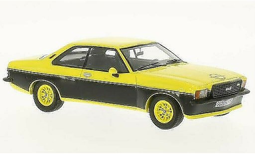 Opel Commodore B 1/43 Neo GS/E Steinmetz amarillo/negro coche miniatura