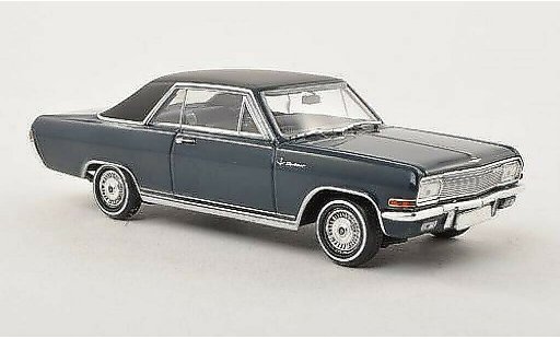 Opel Diplomat A Coupe 1/43 Minichamps A V8 azul/mate-negro 1965 coche miniatura
