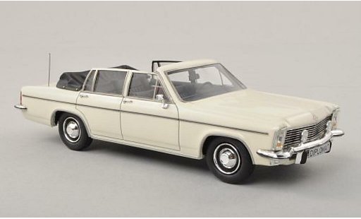 Opel Diplomat B Cabriolet Fissore 1/43 Matrix B 5.4 Descapotable blanco coche miniatura