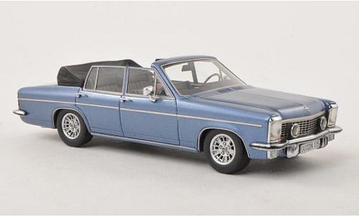 Opel Diplomat B Cabriolet Fissore 1/43 Neo B Descapotable azul 1971 coche miniatura