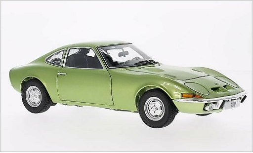 Opel GT Base 1/18 Minichamps metalico verde 1969 coche miniatura