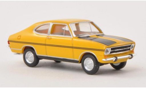 Opel Kadett B B 1/87 Herpa Coupe Rally amarillo/mate-negro coche miniatura