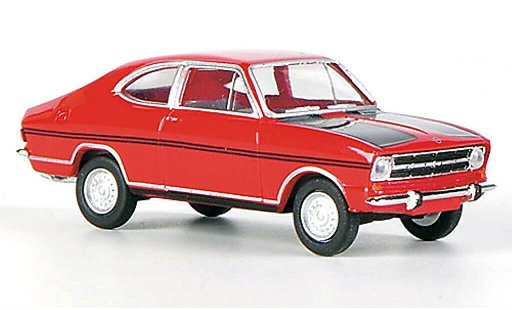 Opel Kadett B B 1/87 Herpa Rally rojo/negro coche miniatura