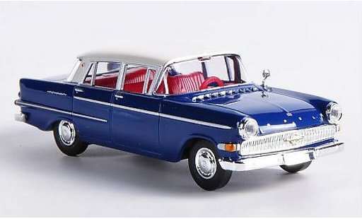 Opel Kapitan P2.6 1/87 Brekina azul/blanco coche miniatura