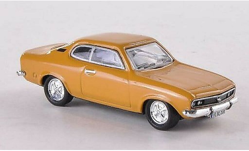 Opel Manta A 1/87 Schuco ocker coche miniatura