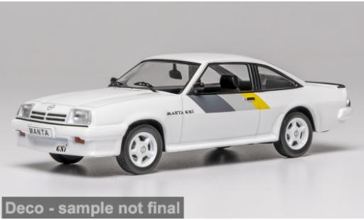 Opel Manta 1/43 IXO B GSI weiss/Dekor 1984 1:43 coche miniatura