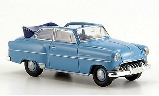 Opel Olympia Base 1/87 Brekina Descapotable azul coche miniatura