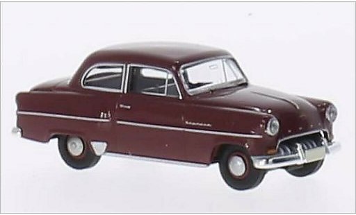 Opel Olympia Base 1/87 Brekina Limusina rojo coche miniatura