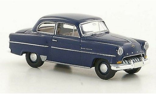 Opel Olympia Rekord 1/87 Brekina azul coche miniatura