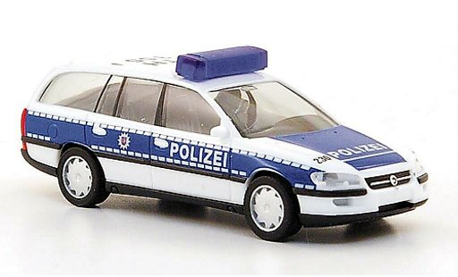 Opel Omega B Caravan 1/87 Herpa B Polic&iacute;a Thuringen coche miniatura