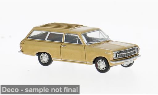 Opel Rekord 1/87 Brekina A Caravan gold 1963 1:87 coche miniatura