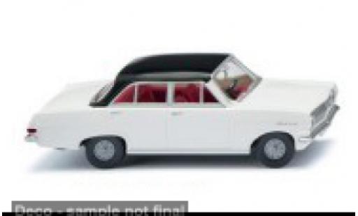 Opel Rekord 1/87 Wiking A weiss/schwarz 1963 1:87 coche miniatura