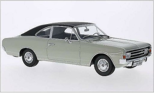 Opel Rekord C 1/18 Minichamps 1700 L Coupe gris/mate-negro 1966 coche miniatura