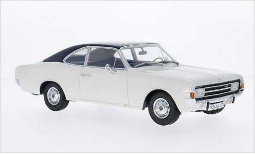 Opel Rekord C 1/18 Minichamps 1700 L Coupe blanco/azul 1966 coche miniatura
