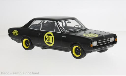 Opel Rekord 1/18 MCG C 1967 Schwarze Witwe #201 1:18 coche miniatura