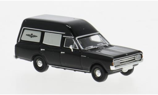 Opel Rekord 1/87 Brekina C Bestattungswagen schwarz 1968 1:87