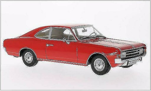 Opel Rekord C 1/18 Minichamps Coupe rojo 1966 coche miniatura