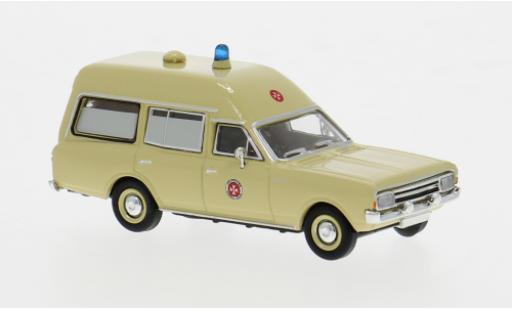Opel Rekord 1/87 Brekina C KTW 1968 Johanniter Unfall Hilfe 1:87 coche miniatura