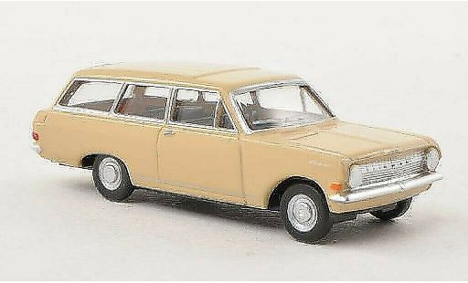Opel Rekord Base 1/87 Herpa CarAVan beige coche miniatura