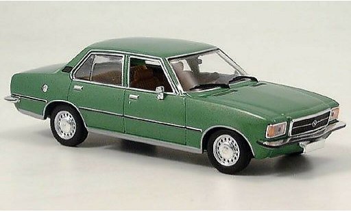 Opel Rekord D 1/43 Minichamps verde 1975 coche miniatura