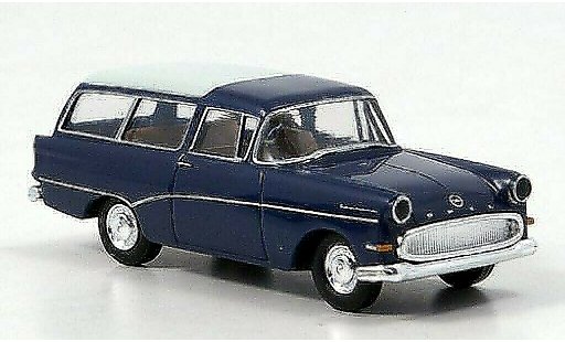 Opel Rekord P1 1/87 Brekina P 1 Caravan azul/blanco 1957 coche miniatura