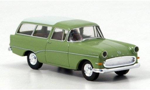 Opel Rekord P1 1/87 Brekina P 1 Caravan verde/blanco 1957 coche miniatura