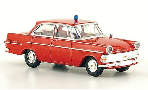 Opel Rekord P2 1/87 Brekina P 2 Bomberos coche miniatura