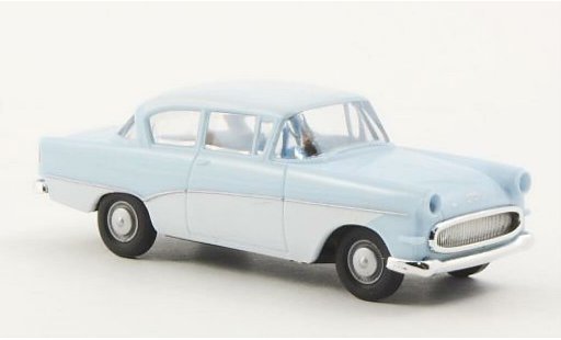 Opel Rekord P1 1/87 Brekina PI azul/blanco coche miniatura