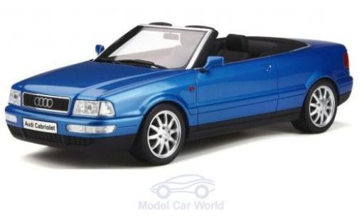 Coche miniatura Audi 80 1/18 Ottomobile Cabriolet metalico azul Audi 80 1/18 Ottomobile Cabriolet metalico azul coche miniatura