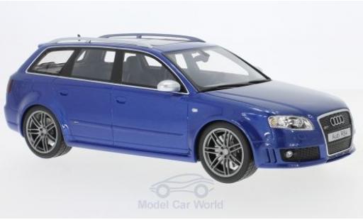 Audi RS4 1/18 Ottomobile (B7) metalico azul 2005 coche miniatura