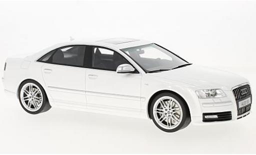 Audi S8 1/18 Ottomobile D3 blanco 2008 coche miniatura