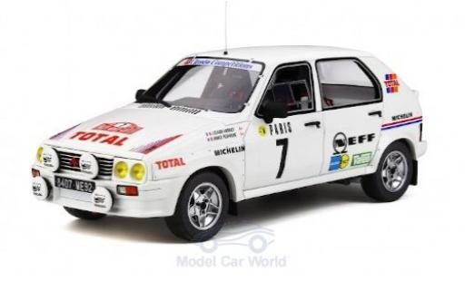Citroen Visa 1/18 Ottomobile 1000 Pistes Gr.B No.7 Rallye WM Rallye Monte Carlo 1985 J-C.Andruet/A.Peuvergne coche miniatura
