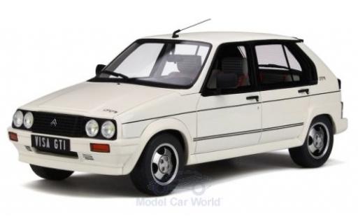 Coche miniatura Citroen Visa 1/18 Ottomobile GTI blanco 1984 Citroen Visa 1/18 Ottomobile GTI blanco 1984 coche miniatura