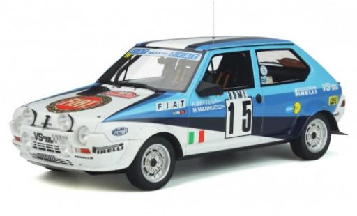 Fiat Ritmo 1/18 Ottomobile Abarth Gr.2 No.15 Rally WM Rally Monte Carlo 1980 A.Bettega/M.Mannucci coche miniatura