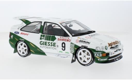 Coche miniatura Ford Escort 1/18 Ottomobile RS Cosworth No.9 Giesse Group Rallye WM Rallye San Remo 1994 1:18 Ford Escort 1/18 Ottomobile RS Cosworth No.9 Giesse Group Rallye WM Rallye San Remo 1994 1:18 coche miniatura