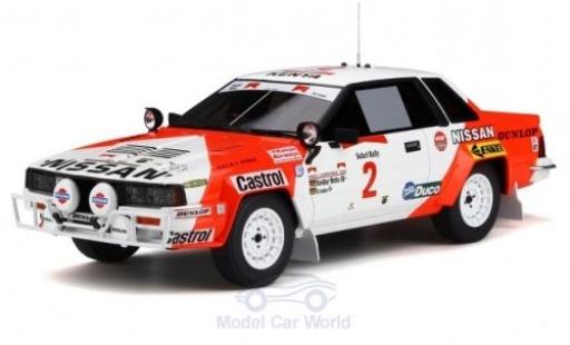 Coche miniatura Nissan 240 1/18 Ottomobile RS RHD No.2 Rallye WM Rallye Safari 1984 S.Mehta/R.Combes Nissan 240 1/18 Ottomobile RS RHD No.2 Rallye WM Rallye Safari 1984 S.Mehta/R.Combes coche miniatura