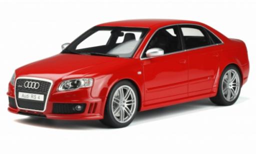 Audi RS4 1/18 Ottomobile (B7) 4.2 FSI rojo 2005 coche miniatura