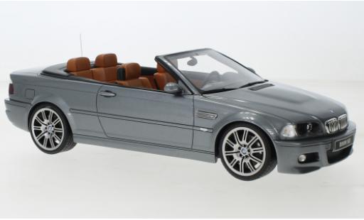 Bmw M3 1/18 Ottomobile (E46) cabriolet metallise gris 2004 coche miniatura