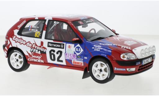 Coche miniatura Citroen Saxo 1/18 Ottomobile VTS No.62 Rallye WM RAC Rallye 2000 Citroen Saxo 1/18 Ottomobile VTS No.62 Rallye WM RAC Rallye 2000 coche miniatura