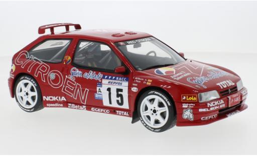 Coche miniatura Citroen ZX 1/18 Ottomobile Kit Car No.15 Rallye WM Rallye Catalunya 1997 Citroen ZX 1/18 Ottomobile Kit Car No.15 Rallye WM Rallye Catalunya 1997 coche miniatura